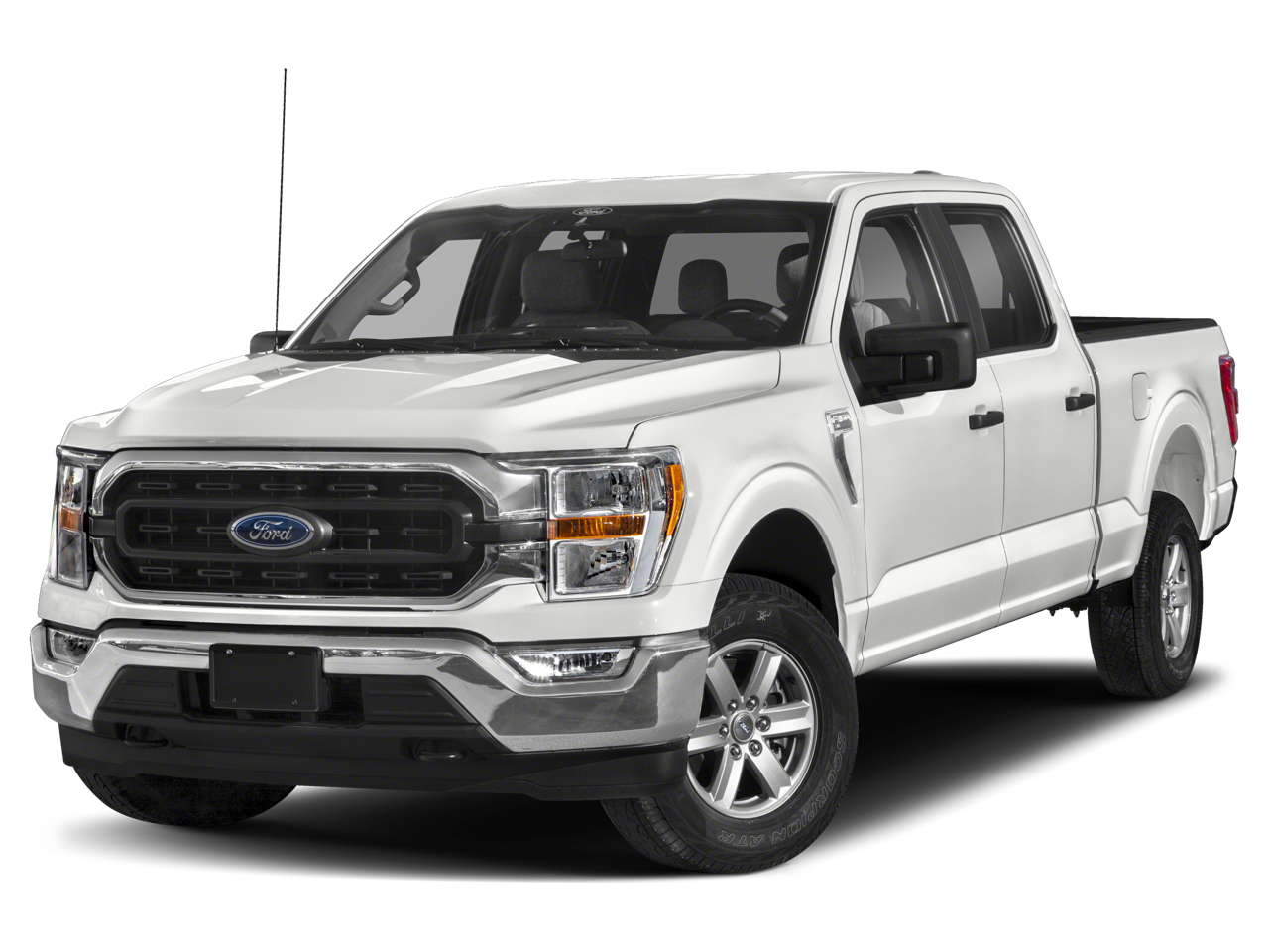 2023 Ford F-150 XLT in Carbon Gra — front three-quarter view
