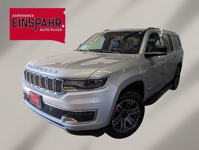 2024 Jeep Wagoneer L Series II in Silver Zynith — front three-quarter view