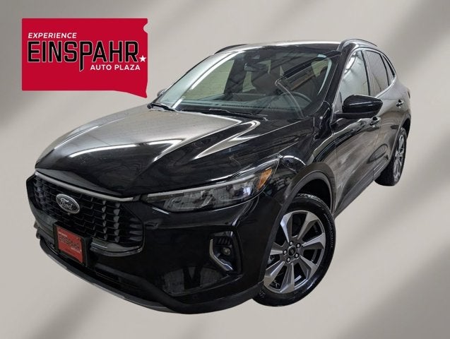 2023 Ford Escape Platinum in Ag Black — front three-quarter view