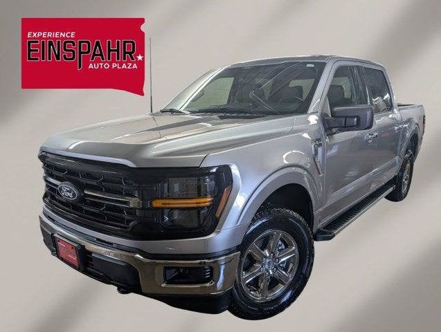 2025 Ford F-150 XLT in Silver — front three-quarter view