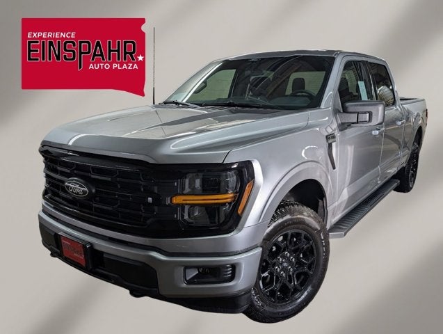 2026 Ford F-150 XLT in Iconic Silver Metallic — front three-quarter view